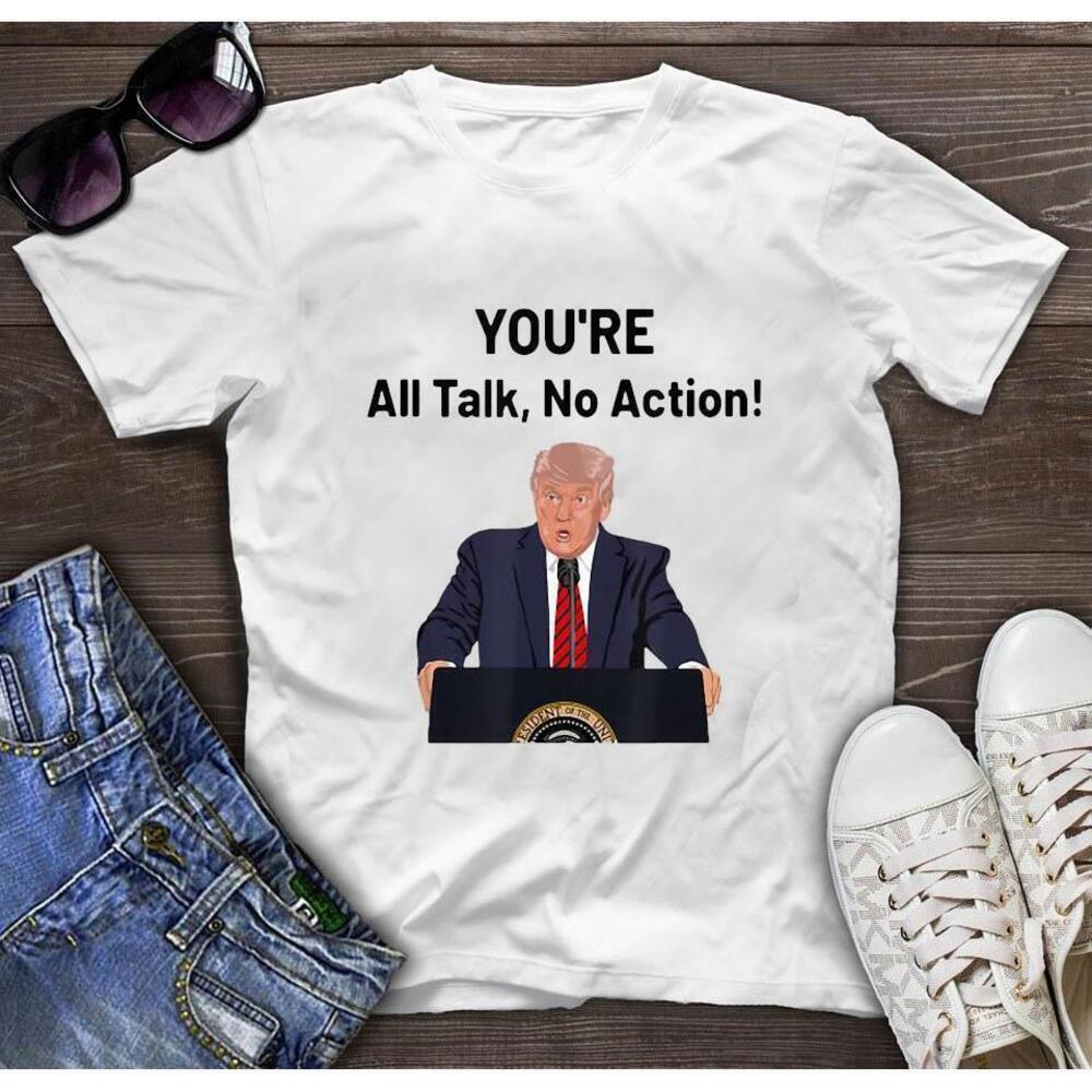 Donald Trump Biden Debate All Talk No Action Tshirt